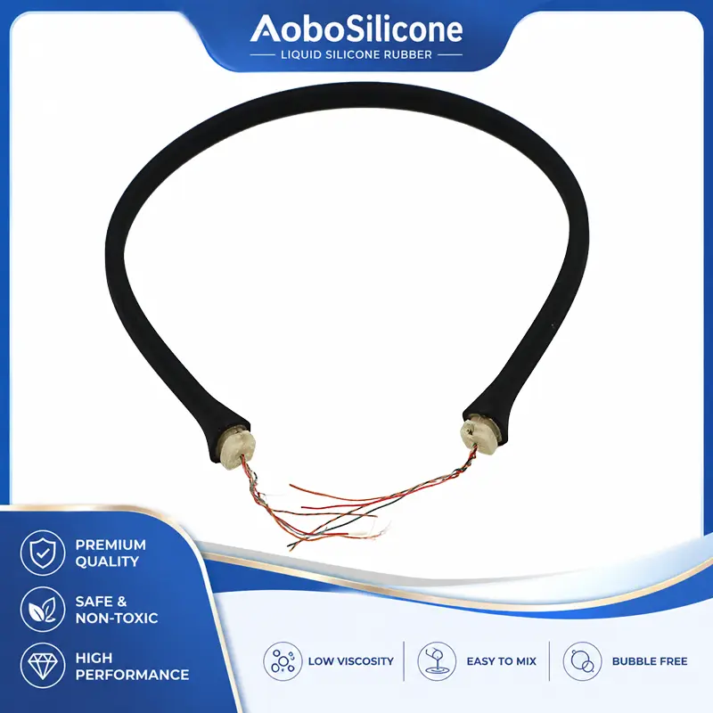 Halsburen silikonövergjuten kabel